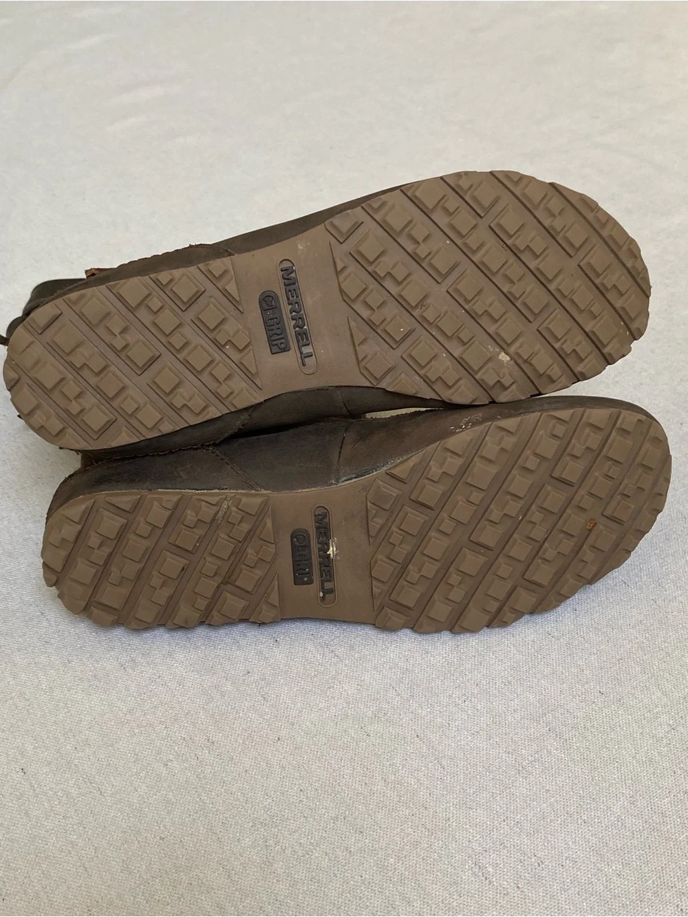 Merrell Haven Embossed Tooled Leather Brown Pull On Boot